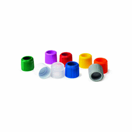 External Thread Screw Cap with Lip Seal for T501 Tubes, Yellow