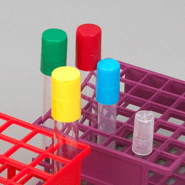 Diamond Culture Tube Cap for 20 mm Glass Culture Tubes, Green, 100/Bag, 5 Bags/Carton