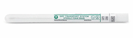 6 in. Sterile Standard Foam Swab with Plastic Handle and Dry Transport Tube, Blue Cap