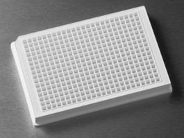 Corning 384-well Low Volume White Round Bottom Polystyrene NBS Microplate, 10 per Bag, without Lid, Nonsterile