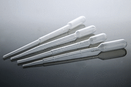 1 mL Pasteur Pipette, Dispenser Style, Bulk, Non-sterile, 500/pk, 5000/cs