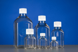 1000 mL PET Media Bottles, Sterile, 4/pk, 12/cs