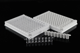96 Well ELISA Plate, Undetachable, High Binding, Clear, Non-sterile, 5/pk, 50/cs