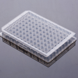 0.36 mL 96-Well Deep Well Plate, V-Bottom, Round Well, Non-Sterile, 5/pk, 50/cs