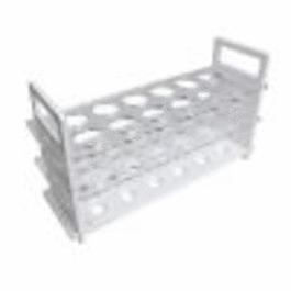 United Scientific(TM) Test Tube Rack, PC, 12 Places For 25 mm Tubes