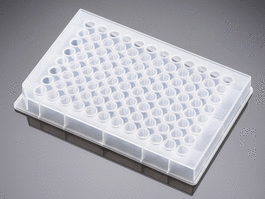 Falcon(R) 96 Well Clear Round Bottom Not Treated Library Storage Plate, 25/Pack, 100/Case