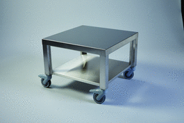 Stainless Steel Refrigerator Dolly, one shelf
