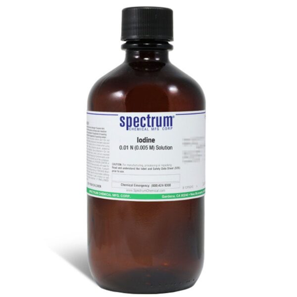 Iodine, 0.01 N (0.005 M) Solution