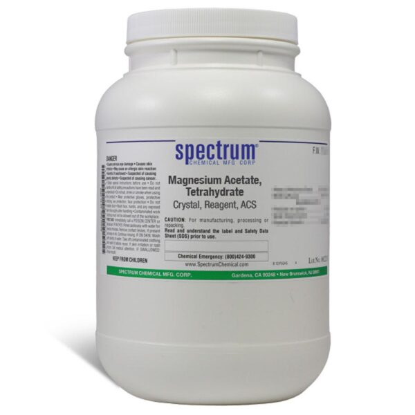 Magnesium Acetate, Tetrahydrate, Crystal, Reagent, ACS