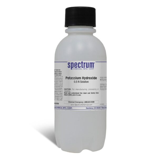 Potassium Hydroxide, 0.5 N Solution