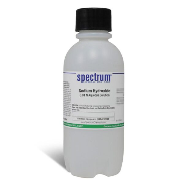 Sodium Hydroxide, 0.01 N Aqueous Solution