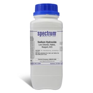 Sodium Hydroxide, Low Chloride, Pellets, Reagent, ACS
