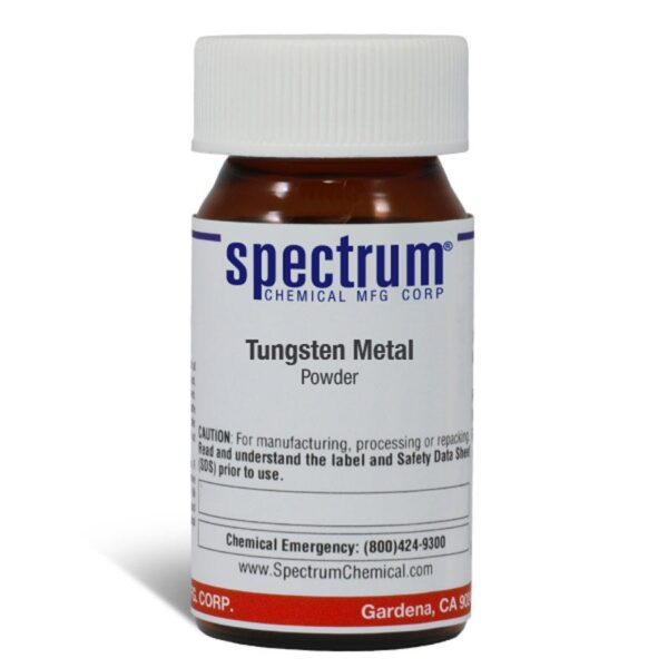 Tungsten Metal, 100 - 200 Mesh, Powder