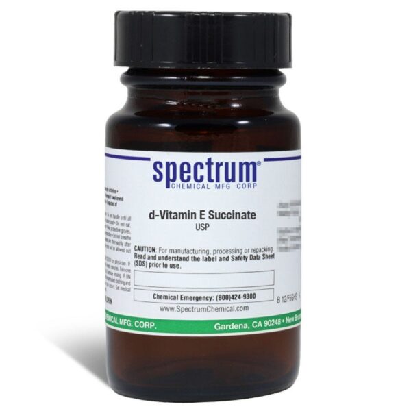 RRR-Vitamin E Succinate, 1 mg = 0.81 alpha-tocopherol equivalents, USP