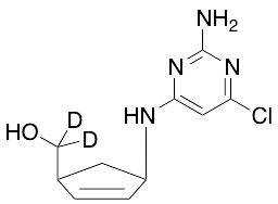 (1R,4S)-rel-4-[(2-Amino-6-chloro-4-pyrimidinyl)amino]-2-cyclopentene-1-methanol-d2