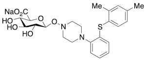 N-Hydroxy Vortioxetine O-beta-D-Glucuronide Sodium Salt