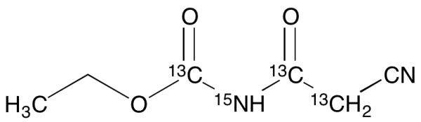 N-Cyanoacetylurethane-13C3,15N2
