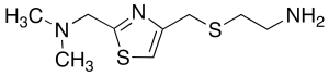 2-(Dimethylaminomethyl)-4-(2-aminoethylthiomethyl)thiazole