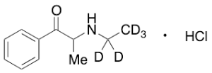 2-(Ethylamino)propiophenone-d5 Hydrochloride