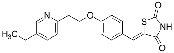 5-[[4-[2-(5-Ethyl-2-pyridinyl)ethoxy]phenyl]-methylene]-2,4-thiazolidinedione(Pioglitazone Impurity)