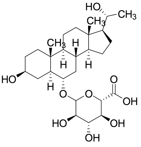 5Alpha-Pregnane-3Beta,6Alpha,20Beta-triol-6-O-Beta-D-glucuronide