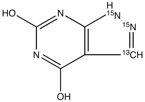4,6-Dihydroxypyrazolo[3,4-d]pyrimidine-13C,15N2