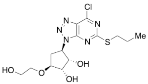 (1S,2S,3R,5S)-3-[7-Chloro-5-(propylthio)-3H-1,2,3-triazolo[4,5-d]pyrimidin-3-yl]-5-(2-hydroxyethoxy)-1,2-cyclopentanediol