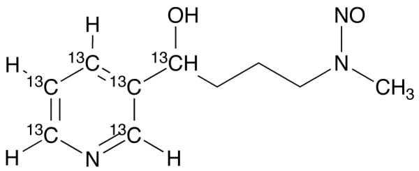 4-(Methylnitrosamino)-1-(3-pyridyl)-1-butanol-1,2',3',4',5',6'-13C6