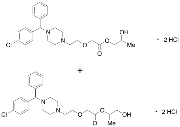 Cetirizine Propanediol Ester Dihydrochloride(Mixture of regioisomers)(>90%)