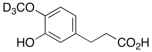 3-(3-Hydroxy-4-methoxyphenyl)propionic-d3 Acid (Dihydroisoferulic Acid)