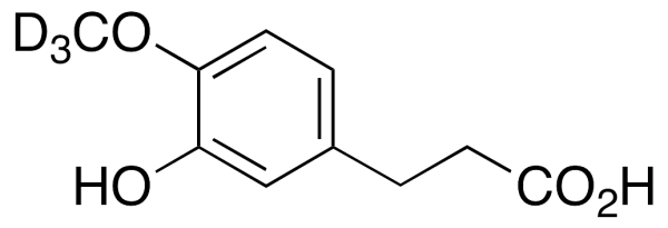 3-(3-Hydroxy-4-methoxyphenyl)propionic-d3 Acid (Dihydroisoferulic Acid)