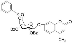 4-Methylumbelliferyl 2,3-Di-O-benzoyl-4,6-O-benzylidene-Beta-D-galactopyranoside (~90%)