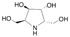(2S,5S)-Bishydroxymethyl-(3R,4R)-bishydroxypyrrolidine