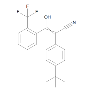 4-(1,1-Dimethylethyl)-a-[hydroxy[2-(trifluoromethyl)phenyl]methylene]benzeneacetonitrile