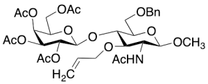 Methyl 2-(Acetylamino)-2-deoxy-4-O-Beta-D-galactopyranosyl-6-O-benzyl-3-O-2-propen-1-yl-Beta-D-glucopyranoside Tetraacetate