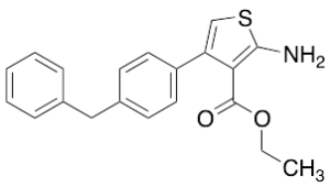 2-Amino-4-[4-(phenylmethyl)phenyl]-3-thiophenecarboxylic Acid Ethyl Ester