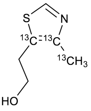4-Methyl-5-thiazoleethanol-13C3 (~90%)