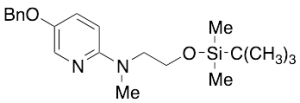3-Benzyloxy[6-[2-(tert-Butyldimethylsilyloxy)ethyl]methylamino]pyridine