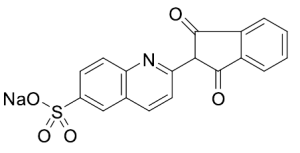 2-(2,3-Dihydro-1,3-dioxo-1H-inden-2-yl)-6-quinolinesulfonic Acid Sodium Salt