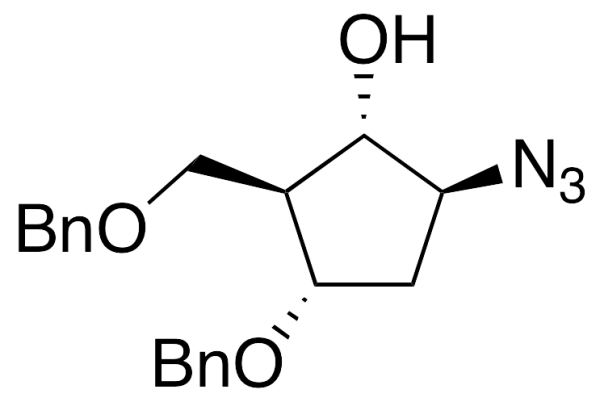 (1S,2S,3S,5S)-5-Azido-3-(phenylmethoxy)-2-[(phenylmethoxy)methyl]cyclopentanol