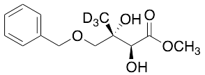 (2S,3S)-2,3-Dihydroxy-3-methyl-4-(phenylmethoxy)butanoic-d3 Acid Methyl Ester