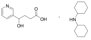 rac 4-Hydroxy-4-(3-pyridyl)butanoic Acid Dicyclohexylamine Salt
