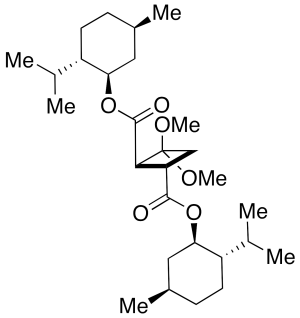 (1S,2R)-3,3-Dimethoxy-1,2-cyclobutanedicarboxylic Acid Di-L-Menthol Ester