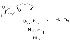 Emtricitabine Phosphonic Acid Triethylammonium Salt