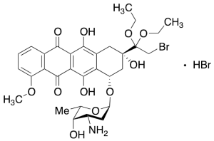 (8S-cis)-10-[(3-Amino-2,3,6-trideoxy-Alpha-L-lyxo-hexopyranosyl)oxy]-8-(2-bromo-1,1-diethoxyethyl)-7,8,9,10-tetrahydro-6,8,11-trihydroxy-1-methoxy-5,12-naphthacenedione Hydrobromide (Technichal Grade)