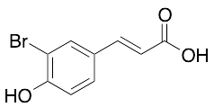 (E)-3-Bromo-4-hydroxycinnamic Acid