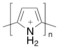 Polypyrrole  (undoped, extent of labeling: ~20 wt. % loading, composite with carbon black)