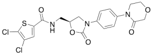 4,5-Dichloro-N-[[(5S)-2-oxo-3-[4-(3-oxo-4-morpholinyl)phenyl]-5-oxazolidinyl]methyl]-2-thiophenecarboxamide