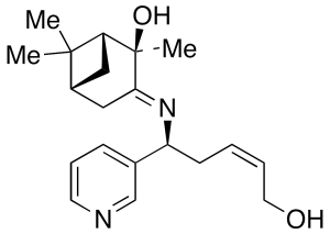 (1R,2R,5R)-3-[[(1S,3Z)-5-Hydroxy-1-(3-pyridinyl)-3-penten-1-yl]imino]-2,6,6-trimethyl-bicyclo[3.1.1]heptan-2-ol