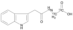 N-(3-Indolylacetyl)glycine-13C2 ,15N